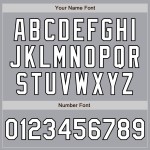 Fade Custom Jersey Orange-Schwarz Grau Mode Weiß Baseball Authentic