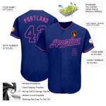 Authentisches Royal Royal-Pink Jersey Custom Baseball Authentisches Royal Royal-Pink Jersey Custom Baseball