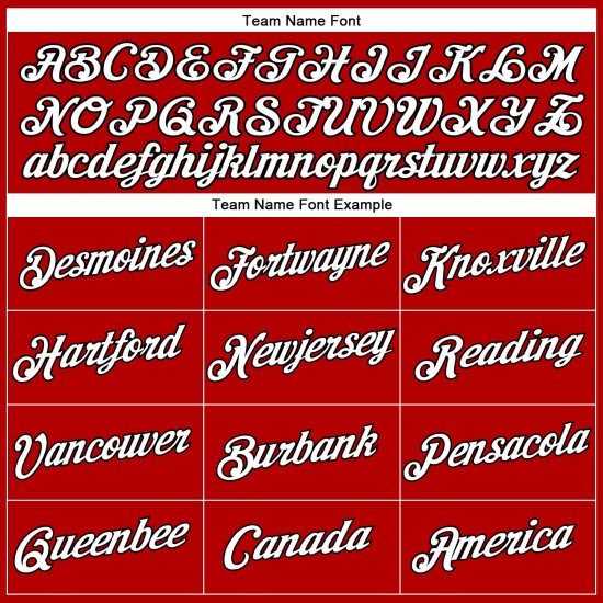 Baseball V-Ausschnitt Rot Custom Damen Cropped Weiß-Schwarz Jersey