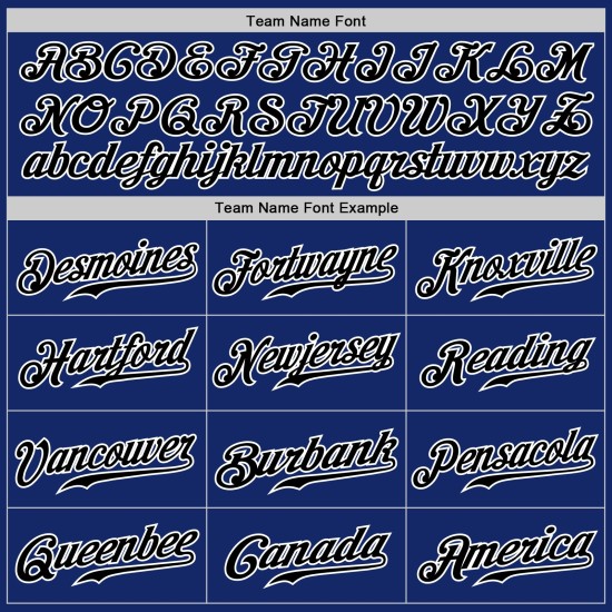 Benutzerdefinierte Royal White Pinstripe Schwarz-Weiß Authentic Baseball Jersey