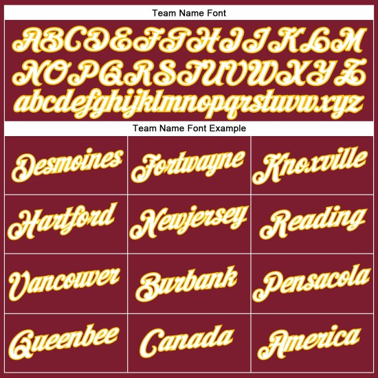 Jersey Weiß-Gold Cropped Damen Custom Crimson Baseball V-Ausschnitt