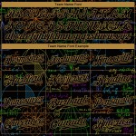 Musterdesign Benutzerdefiniertes Baseball-Mathe-Trikot Authentic 3D