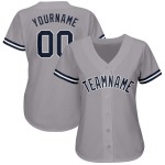 Individuelles grau-marineblau-weißes Baseball-Trikot Individuelles grau-marineblau-weißes Baseball-Trikot