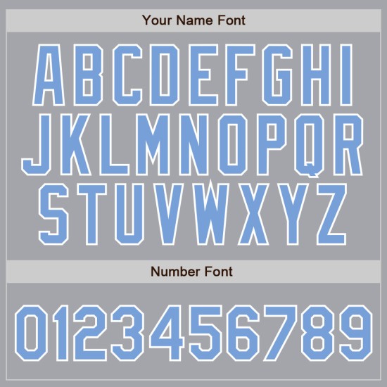 Benutzerdefinierte grau weiß Nadelstreifen hellblau-weiß authentische Baseball Jersey Benutzerdefinierte grau weiß Nadelstreifen hellblau-weiß authentische Baseball Jersey