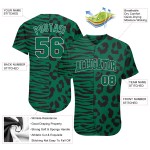 Streifen Authentische Jersey Leopard Design Custom Skin Baseball 3D Muster Zebra