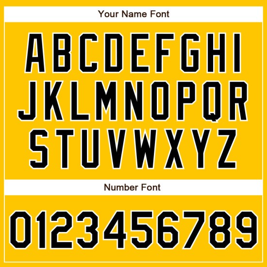 Benutzerdefiniertes authentisches gelb-schwarz-weißes Baseballtrikot Benutzerdefiniertes authentisches gelb-schwarz-weißes Baseballtrikot