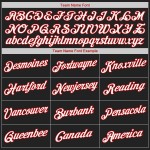 Benutzerdefinierte schwarz rot-grau authentische Split Fashion Baseball Jersey Benutzerdefinierte schwarz rot-grau authentische Split Fashion Baseball Jersey