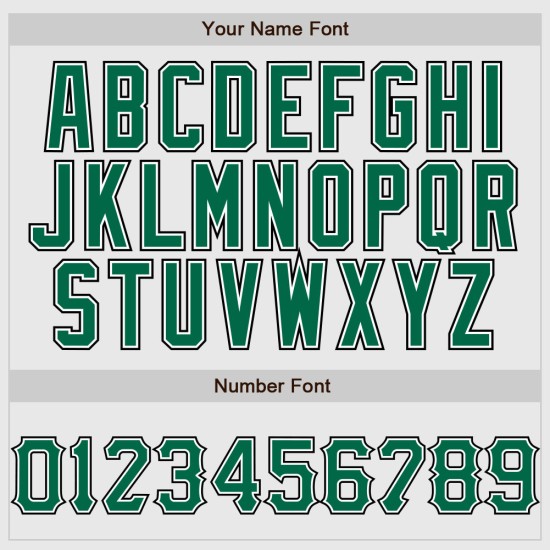 Ärmel Baseball Nadelstreifen Grün-Schwarz Kelly Weiß Jersey Custom Raglan Authentic Schwarz Ärmel Baseball Nadelstreifen Grün-Schwarz Kelly Weiß Jersey Custom Raglan Authentic Schwarz