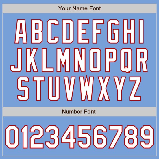 Mode Benutzerdefinierte Weiß-Rot Jersey Fade Light Baseball Blau