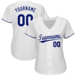 Individuelles weißes Royal-Baseballtrikot