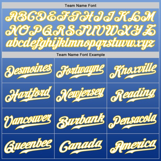 Weiß-Royal Custom Baseball Jersey Fade Blue Fashion Light Authentic Weiß-Royal Custom Baseball Jersey Fade Blue Fashion Light Authentic