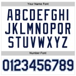 Cropped Jersey Navy-Light Damen Custom Blau Weiß Baseball V-Ausschnitt