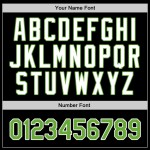 Benutzerdefiniertes authentisches Baseball-Trikot in Schwarz-Neongrün-Weiß