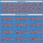 Benutzerdefinierte Creme Crimson-City Jersey Pulver Authentisches Baseball Blau Benutzerdefinierte Creme Crimson-City Jersey Pulver Authentisches Baseball Blau