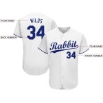 Individuelles weißes Royal-Baseballtrikot