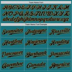 Teal Jersey Gold Authentic Baseball Schwarz-Old Custom Teal Jersey Gold Authentic Baseball Schwarz-Old Custom