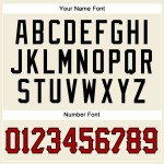 Benutzerdefinierte Creme Schwarz Nadelstreifen Rot-Schwarz Authentic Baseball Jersey Benutzerdefinierte Creme Schwarz Nadelstreifen Rot-Schwarz Authentic Baseball Jersey