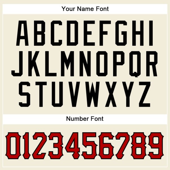 Benutzerdefinierte Creme Schwarz Nadelstreifen Rot-Schwarz Authentic Baseball Jersey Benutzerdefinierte Creme Schwarz Nadelstreifen Rot-Schwarz Authentic Baseball Jersey