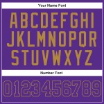 Custom Lila-Old Authentic Baseball Ärmelloses Trikot Gold Lila Custom Lila-Old Authentic Baseball Ärmelloses Trikot Gold Lila