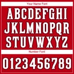 Benutzerdefiniertes rot-weiß-schwarzes Baseballtrikot Benutzerdefiniertes rot-weiß-schwarzes Baseballtrikot