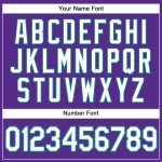 Weiß-Blaugrün Authentic Custom Jersey Baseball Lila Ärmellos Weiß-Blaugrün Authentic Custom Jersey Baseball Lila Ärmellos