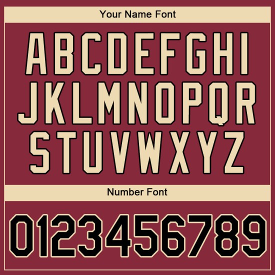 Benutzerdefiniertes authentisches Baseball-Trikot in Crimson Black-City Cream