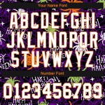 3D Jersey Authentische Baseball Happy Halloween Spinnen Muster Custom