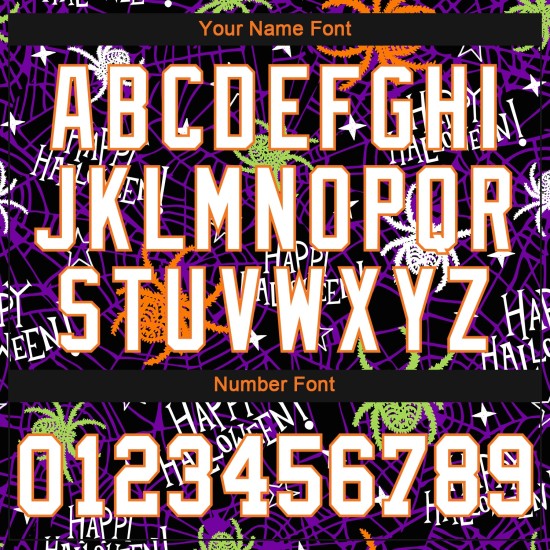 3D Jersey Authentische Baseball Happy Halloween Spinnen Muster Custom