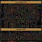 Musterdesign Benutzerdefiniertes Baseball-Mathe-Trikot Authentic 3D