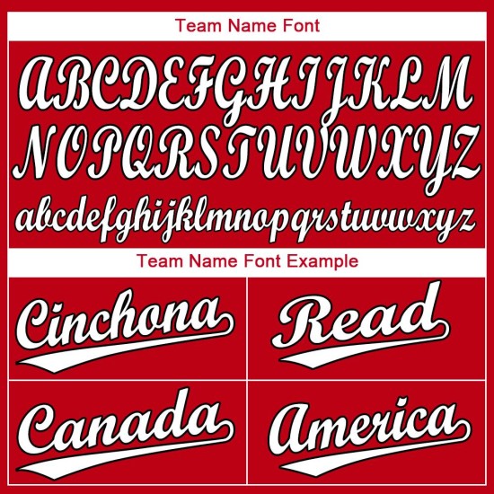 Benutzerdefiniertes rot-weiß-schwarzes Baseballtrikot Benutzerdefiniertes rot-weiß-schwarzes Baseballtrikot