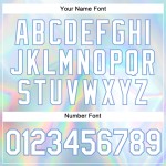 Benutzerdefiniertes 3D-Musterdesign Abstraktes trendiges holografisches Vaporwave-Stil-authentisches Baseball-Trikot