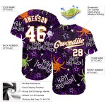3D Jersey Authentische Baseball Happy Halloween Spinnen Muster Custom