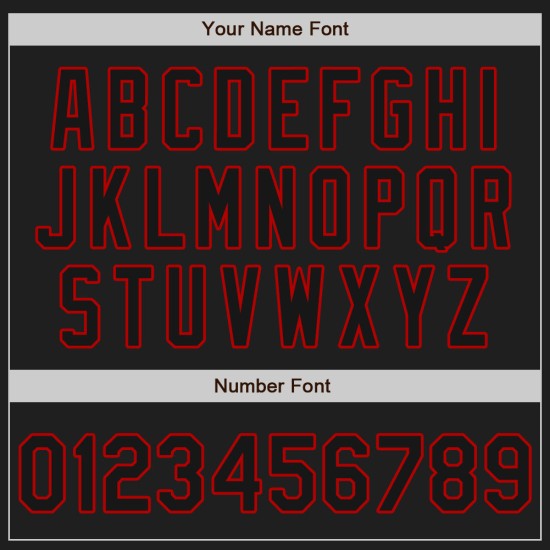 Benutzerdefiniertes Weiß-Schwarz-Rot Authentic Split Fashion Baseball Jersey