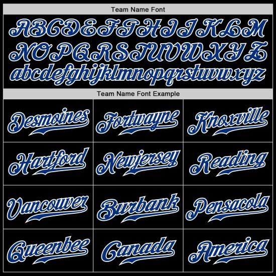 Custom Pinstripe Schwarz Authentic Royal-Weiß Baseball Jersey Neongrün